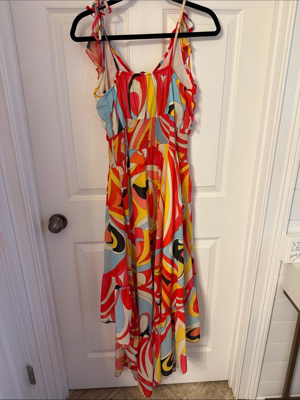 ISLE by Melis Kozan Sleeveless Tiered High-Low Dress Size Medium - Picture 3 of 3
